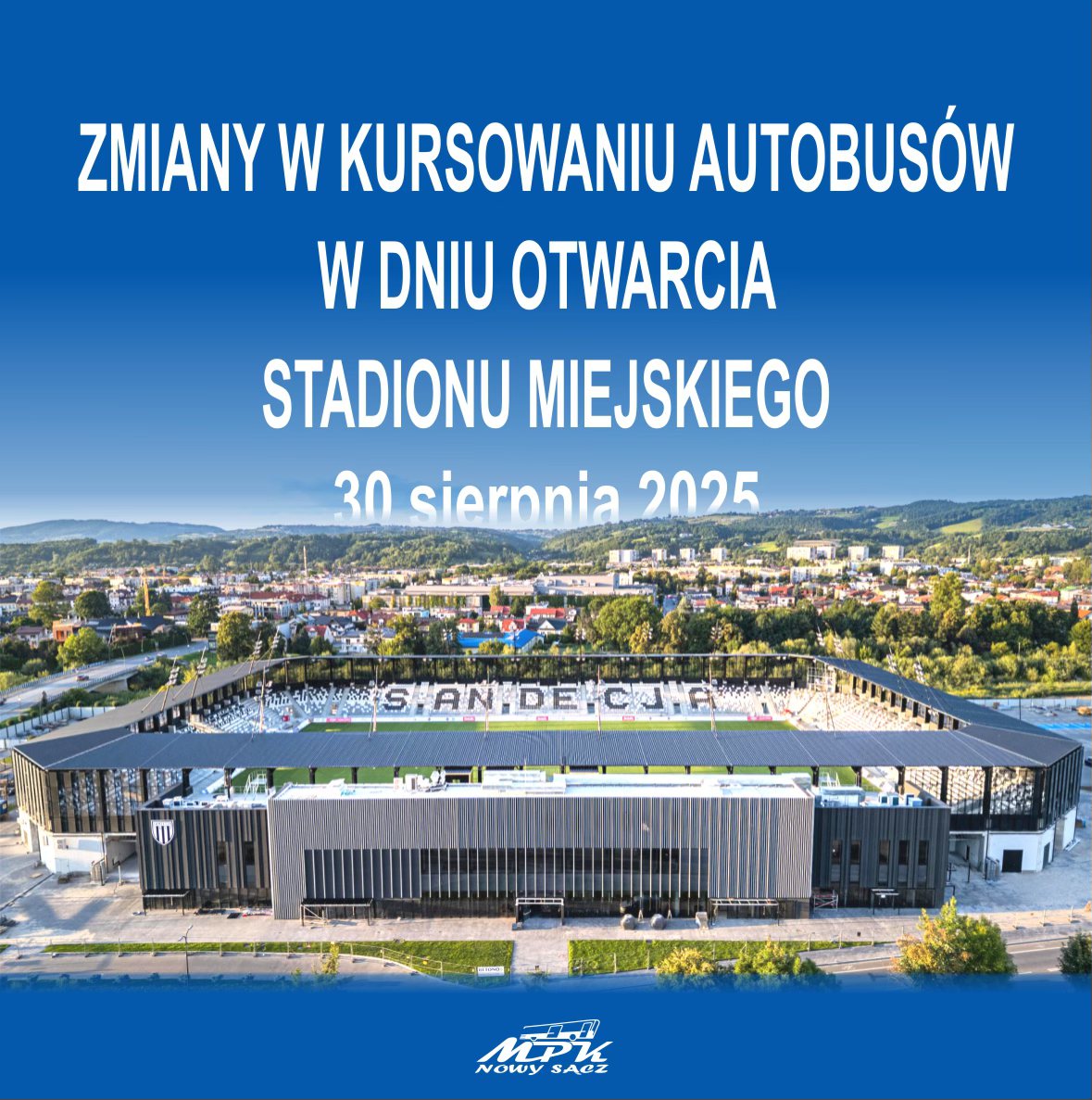 aktualność: Sprawnie i bezpiecznie na stadion z Kartą Nowosądeczanina!