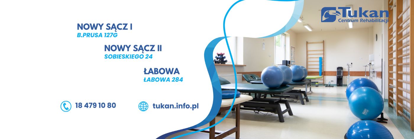 partner: Centrum Rehabilitacji TUKAN - Oddział Nowy Sącz I - ul Bolesława Prusa 127 G